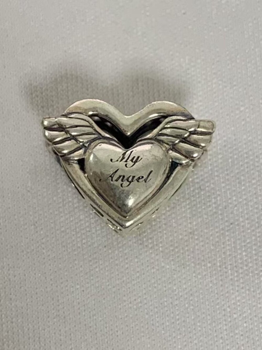 Pandora Ngel Wings & Mom Charm, S925 Silver Jewelry